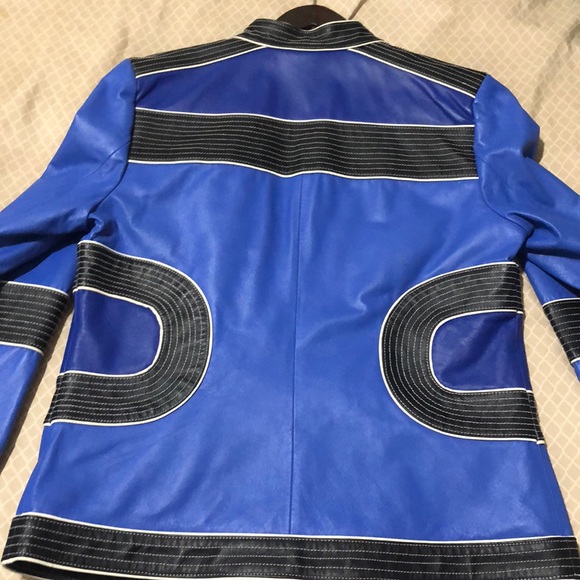 Leather Racer Jacker - Picture 4 of 5